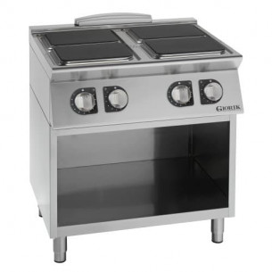 Buy Giorik CE94QG, 4-Plate Electric Range on Open Base - 800mm Commercial Cooktop
