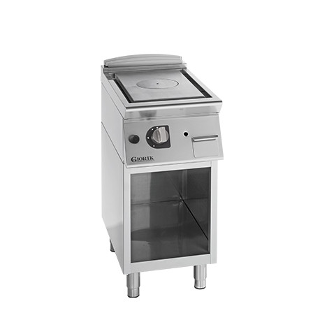 Buy Giorik TG920G, Gas Solid Top Range 400mm on Open Base - Commercial 7.5kW Unika 900