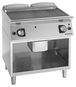 Buy Giorik FMG741GF, Gas Griddle Fry Top 800mm Smooth & Ribbed Iron Plate Commercial