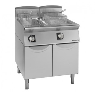 Buy Giorik FG7813P Gas Fryer Double Well 13+13L Commercial Stainless Steel Deep Fryer