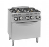 Buy Giorik CG740F, 4-Burner Gas Range on Gas Oven 800mm 32kW Commercial