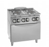 Buy Giorik CV740E, Commercial Electric Ceramic Glass Range 4 Zone with Static Oven - Unika 700 Series