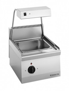 Buy Giorik LSE4711, Electric Chip Scuttle GN 2/3 Heated Fry Dump Commercial Stainless Steel