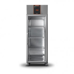 Buy Tecnodom AF07PKMTNPV, Upright Refrigerator Single Glass Door 700L Commercial Stainless Steel