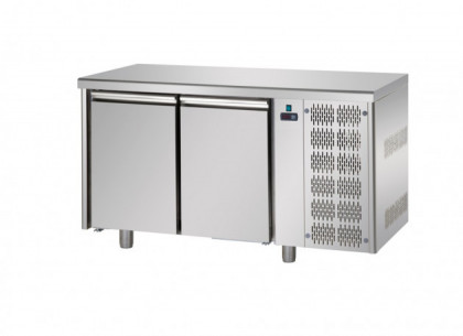 Buy Tecnodom TF02MIDGNGRA, Undercounter Chiller 2 Door 310L Granite Top Commercial Refrigerator