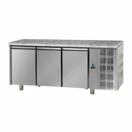 Buy Tecnodom TF03MIDGNGRA, Commercial Under Counter Chiller 3 Door 460L Granite Top