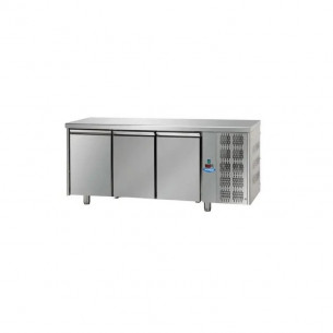 Buy Tecnodom TF03MIDGN, Refrigerated Worktop Counter 3-Door + Neutral Drawer, Granite Top, 460L Commercial Refrigerator