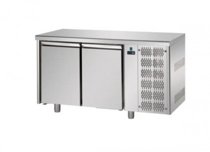 Buy Tecnodom TF02MIDBT, 2-Door Under Counter Freezer 310L Commercial Stainless Steel Worktop Freezer