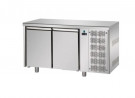 Buy Tecnodom TF02MIDBT, 2-Door Under Counter Freezer 310L Commercial Stainless Steel Worktop Freezer