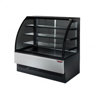 Buy Tecnodom EVO120V, Cake Display Chiller - 120cm Curved Glass Commercial Pastry Showcase Refrigerator