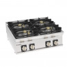 Buy Tecnoinox PCH8G7 (713198), 4 Burners Hermetic Gas Boiling Top, Cast Iron Grids