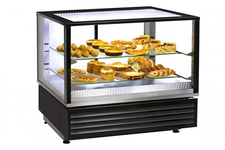 Buy Roller Grill SSC 1200 Self Serve Refrigerated Display Cabinet with 4 Shelves - Black
