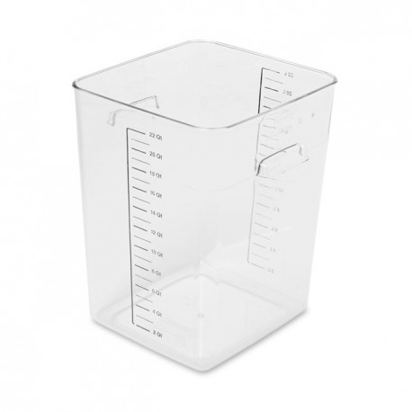 Buy Rubbermaid- FG632200CLR+FG652300WHT -  SPACE SAVING CONT W/LID
