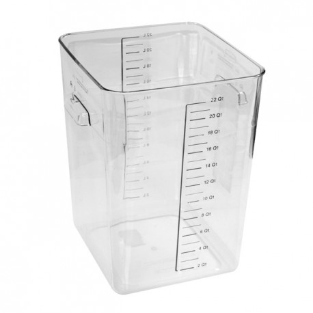 Buy Rubbermaid- FG632200CLR+FG652300WHT -  SPACE SAVING CONT W/LID