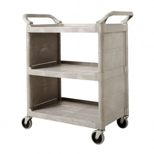 Buy Rubbermaid- 3355-88 - UTILITY CART SANDAL WOOD COLOR 