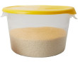 Buy Rubbermaid- FG572624CLR+FG573000YEL - Transparent round storage with lid
