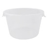 Buy Rubbermaid- FG572624CLR+FG573000YEL - Transparent round storage with lid