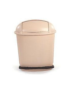 Buy Rubbermaid-  6177-00-BEI- Wastebasket with a Rolltop Lid — Beige