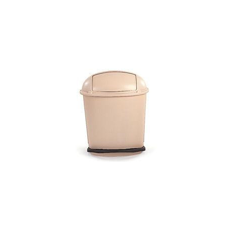Buy Rubbermaid-  6177-00-BEI- Wastebasket with a Rolltop Lid — Beige