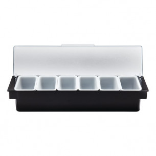 Buy Rubbermaid- 2890- CONDIMENT DISPENSER 6 INSERTS BLACK