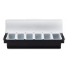 Buy Rubbermaid- 2890- CONDIMENT DISPENSER 6 INSERTS BLACK