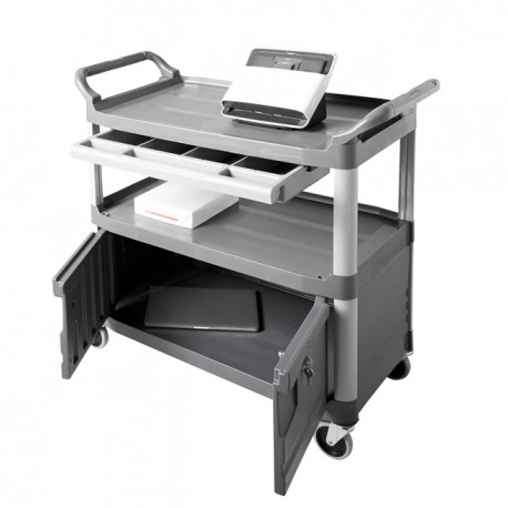 Buy Rubbermaid- FG409400GRAY- INSTRUMENT HOSPITAL CART GRAY
