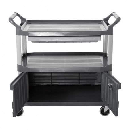 Buy Rubbermaid- FG409400GRAY- INSTRUMENT HOSPITAL CART GRAY