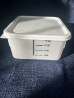 Buy Rubbermaid- 9F04+6509 -  Square Plastic Container with Lid 3.8L