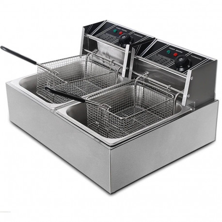 Buy 2C Group HEF-82A Double Electric Fryer - 12 Liters