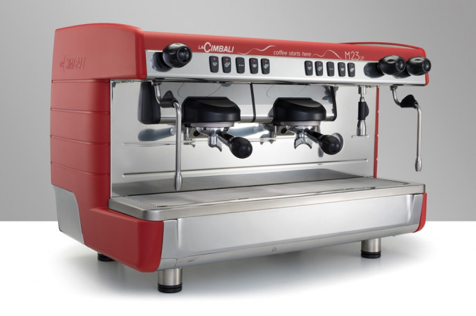 Buy La Cimbali M23UP DT/2,  2 Group Heads Volumetric Espresso Machine, Red Color
