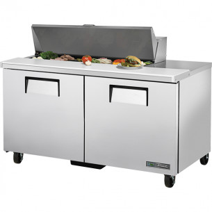 Buy True TSSU-60-12-HC 2-Door Refrigerated Sandwich & Salad Prep Table – 12 Pans
