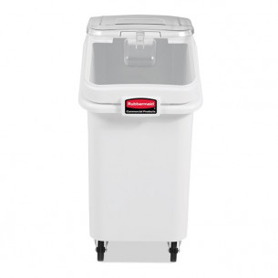Buy Rubbermaid FG360388WHT ProSave 490 Cup White Slant Top Mobile Ingredient Storage Bin with Sliding