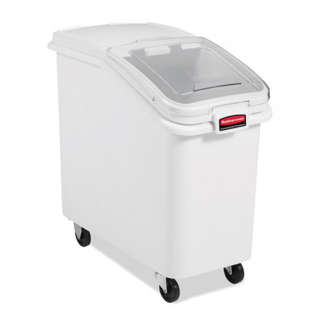 Buy Rubbermaid FG360388WHT ProSave 490 Cup White Slant Top Mobile Ingredient Storage Bin with Sliding