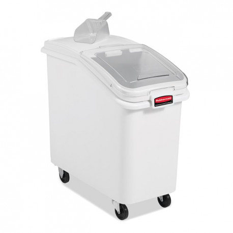 Buy Rubbermaid FG360388WHT ProSave 490 Cup White Slant Top Mobile Ingredient Storage Bin with Sliding