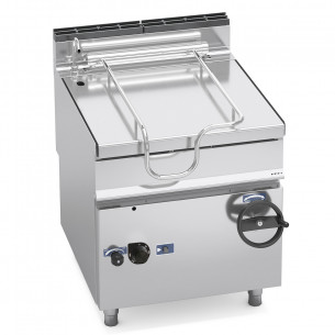 Buy Bertos G9BR8, Stainless Steel Gas Manual Tilt Brat Pan, 80 Liters
