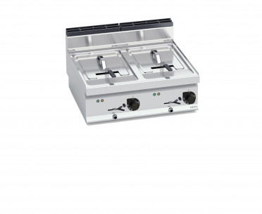 Buy Bertos E7F10-8B+V3/2, Counter Top Electric Fryer, Double Well, 10+10 Liters