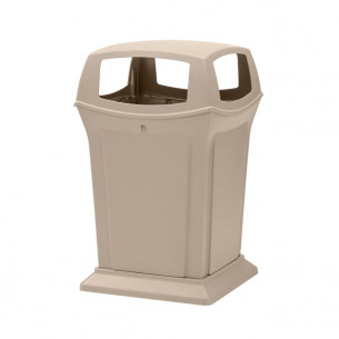 Buy Rubbermaid - 9173-88-BEI-Trash Can with Lid 170 L 