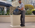 Buy Rubbermaid - 9173-88-BEI-Trash Can with Lid 170 L 
