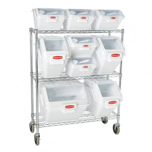Buy Rubbermaid- FG9G7900 CHRM- Ingredient Bin Mobile Rack