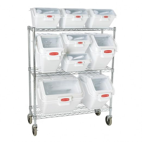Buy Rubbermaid- FG9G7900 CHRM- Ingredient Bin Mobile Rack