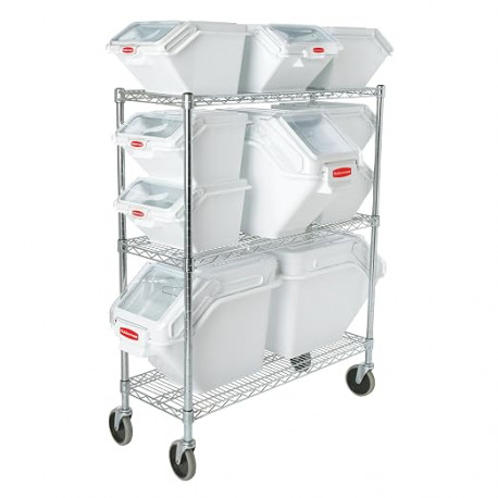 Buy Rubbermaid- FG9G7900 CHRM- Ingredient Bin Mobile Rack