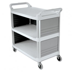Buy Rubbermaid- FG4093000WHT- Cart Closed 3 Sides