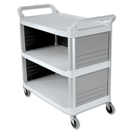 Buy Rubbermaid- FG4093000WHT- Cart Closed 3 Sides
