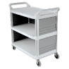 Buy Rubbermaid- FG4093000WHT- Cart Closed 3 Sides