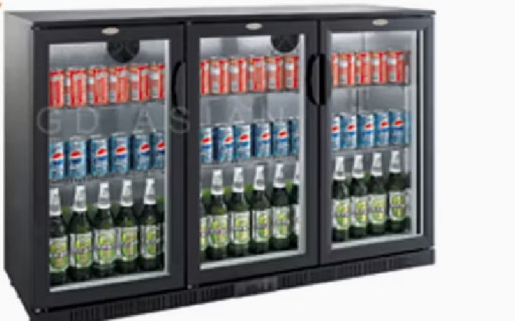 Buy Diamond BBT-328H, Three Doors Drinks Fridge, 297L
