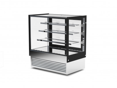 Buy WNTER HL700B3, 3 Shelves Silver Cake Display Fridge 70 cm