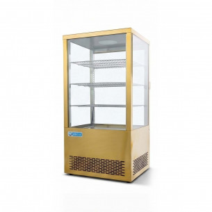 Buy WNTER 4G800 G, 3 Shelves, Gold Display Refrigerator