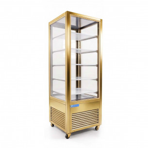Buy WNTER 4G1800G, 4 Shelves, Gold Display Refrigerator