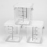 Buy Rubbermaid- FG630800CLR+FG650900WHT-  Storage Container with Lid