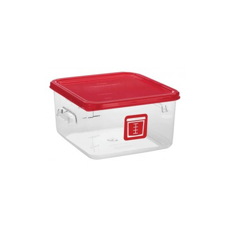 Buy Rubbermaid- 1980321- Square Container -Red 3.8L 